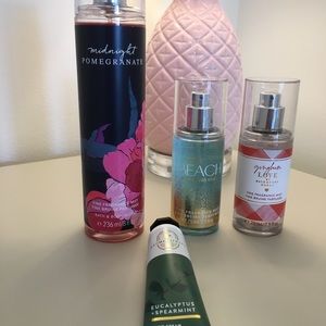 Bath & Bodyworks Body Mists and hand cream